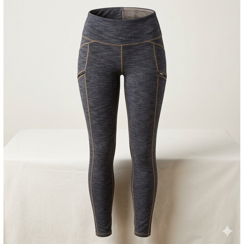 Athleta Cozy Drifter Gray Active Woman's Leggings. Size S